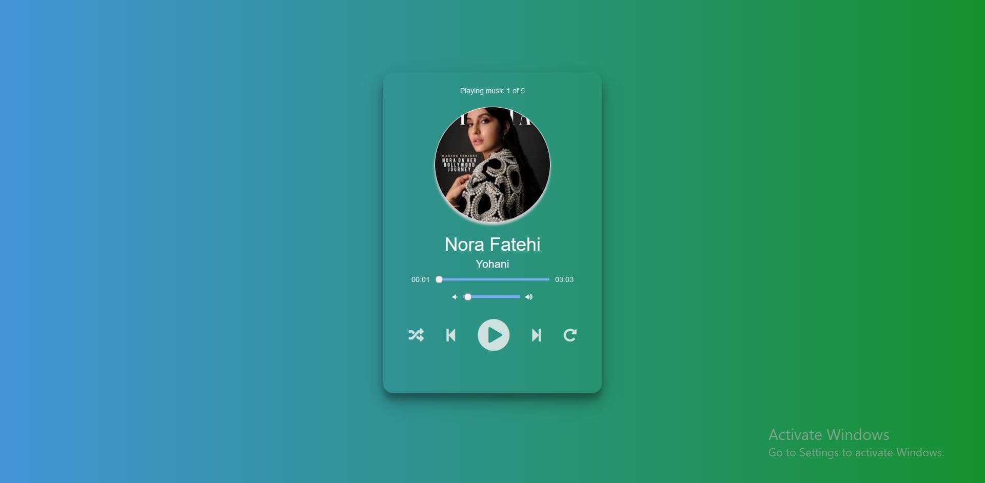 Music Player App